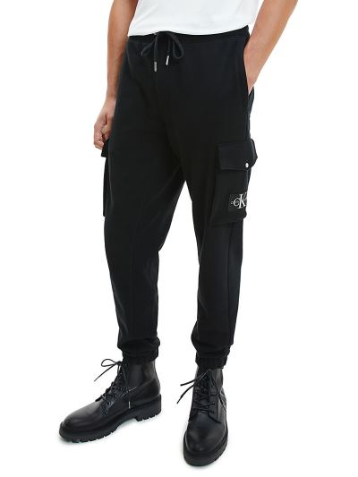 Calvin Klein Ruhák HU454160 | Calvin Klein Organic Cotton Cargo Férfi Jogger Fekete